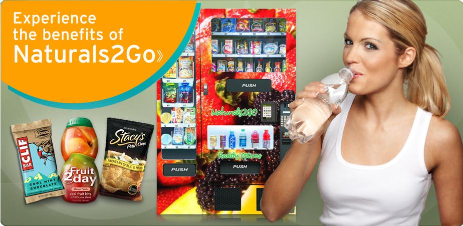 Nutrition2Go Vending Services - Naturals2Go vending machine